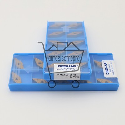 10PCS DESKAR VNMG160408-TM LF9018 CNC Carbide Insert Turning Inserts For Steel