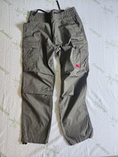 Image of HUGO Boss Garlo233 Cargo Trousers Mens W34 32L Green Khaki Ripstop Pants Pockets