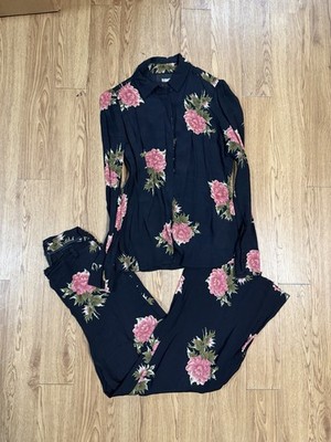Reformation Floral 2 Pce Set Floral Viscose Size Small