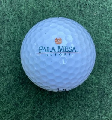 Pala Mesa Resort Logo Display Golf Ball Titleist California Resort