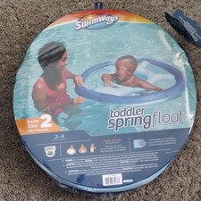 SwimWays Spring Float, Inflatable Floaty-Step 2 Toddler Ages 2-4 Years Blue