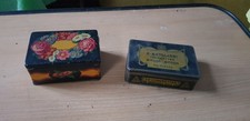 2 X Vintage  Blechdose 10 X 7 X 5 Antik , Zigaretten Dose Kleiner
