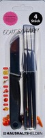 4Er KüChenmesser Edelstahl KüChenmesser SchäLmesser Obstmesser Messerset