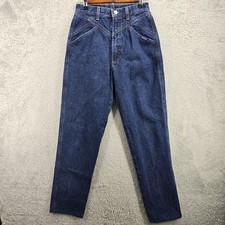 Rocky Mountain Jeans 28/7 x 32 Vintage Blue Rockies Bareback High Rise Mom Jeans