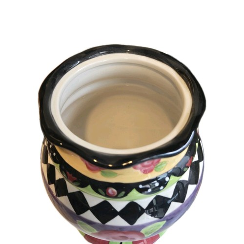 Vintage Large Sue Zipkin Rose Garden Cookie Jar - Picture 2 of 3