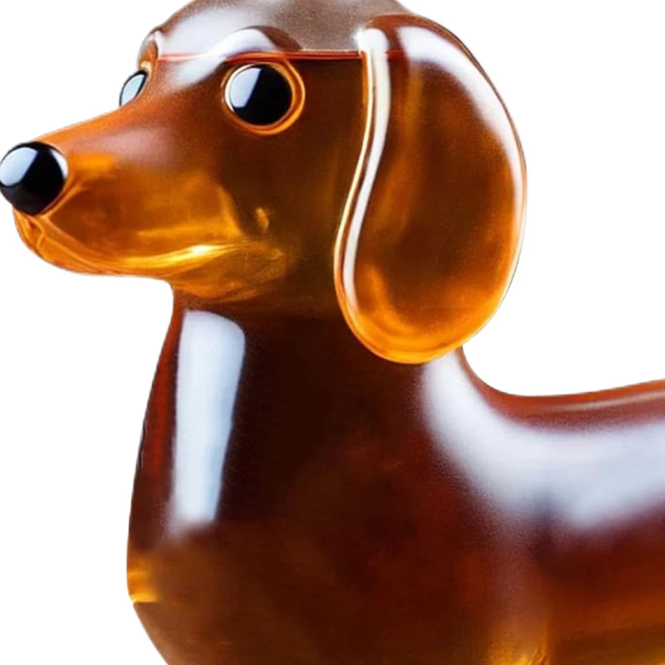 Dachshund Dog Whiskey Bottle Funny Whiskey Bottle Glass Dachshunds Statue 2025 - Image 3 of 4