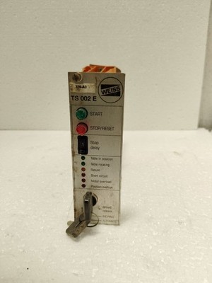 WEISS TS002E Indexing Table Control Card Rotary Table Controller Module Germany