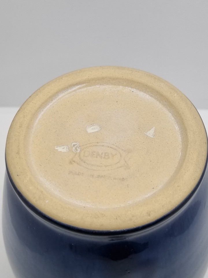 Denby Cottage Blue Jug Milk Water 2 Pint 1.1L Stoneware Ceramic Vintage ...