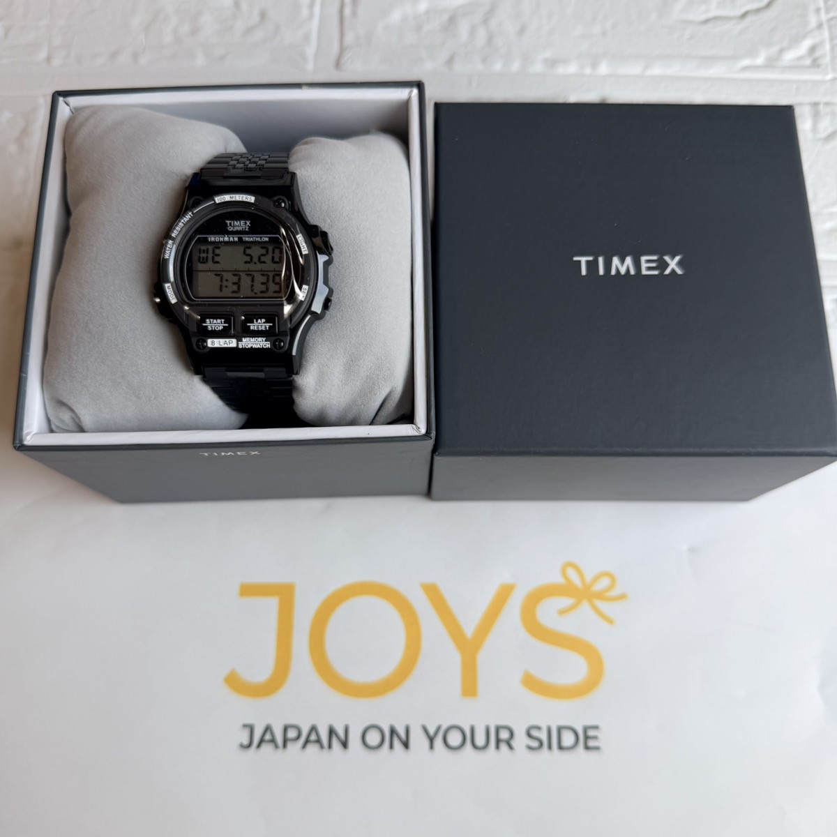 Timex IRONMAN 8-lap Metal Black TW5M66500 Limited Model Digital
