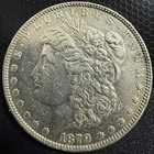 1879 P (Philadelphia) Morgan Silver Dollar Coin $1 - AU 90% SILVER!  NO RESERVE!