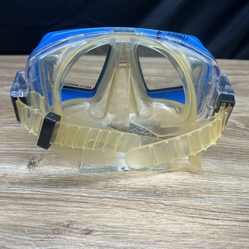 U.S Divers Aqua Lung Hawaii 4 Snorkeling Mask Blue Tempered - Picture 6 of 8