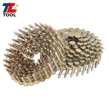 7200 Pack 7/8" 0.12" 3/8" 15 Degree Galvanized Coil Roofing Nails