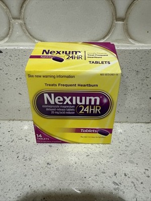 Nexium 24hr Delayed Release Heartburn Relief Tablets 14 count Exp. 3-27