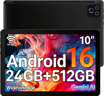 10.1'' Android Tablet with Octa-core Processor 24GB RAM 512GB ROM HD IPS Screen