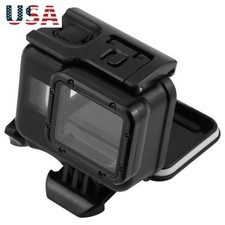 Black 40m Diving Waterproof Case Touch Screen Backdoor For Gopro Hero 5/6/7