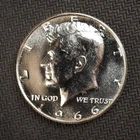 1966 *P*KENNEDY SILVER SMS HALF  DOLLAR***NICE !*** FREE SHIPPING! C2561