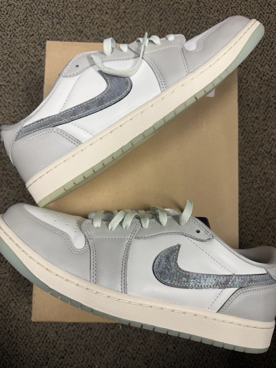 AIR JORDAN 1 RETRO LOW OG WHITE/GREY 27㎝ Jordan 1 Retro OG Low White Neutral Grey for Sale | Authenticity