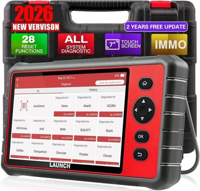 2026 LAUNCH X431 CRP909 Car OBD2 Scanner Full System Diagnostic Tools ECU Coding