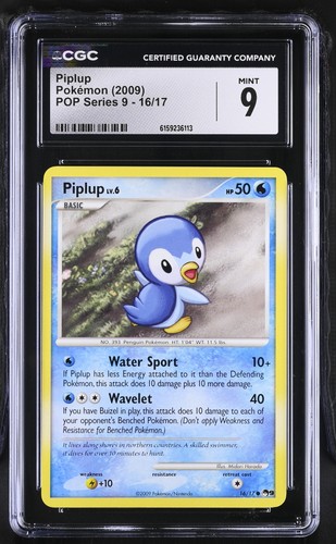 Piplup graded CGC 9 for sale on eBay