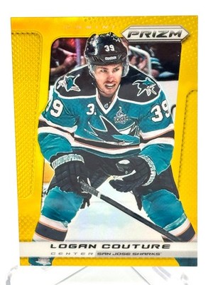 2013-14 Panini Prizm Logan Couture #173 SP Gold Prizm Parallel 02/10 Sharks
