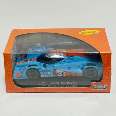 Slot.it 1/32 Lola B12/80 24h Le Mans 2012 M.Rostan K.Ihara J.D. Deletraz Gulf