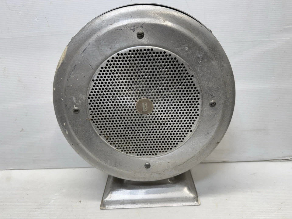 批量 2 件 Dukane Chrome 学校 PA 对讲扬声器 9935-B 复古 20 世纪 60 年代 铝 — 第 2/4 张图片