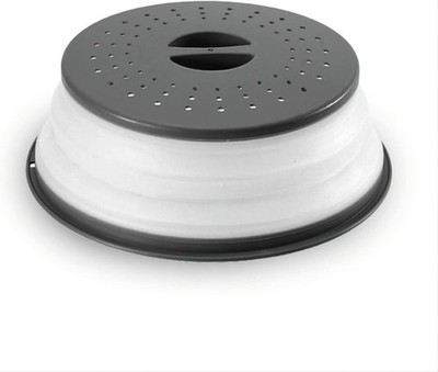 Collapsible Microwave Splatter Cover for Food, Vented Microwave Lid 10.5 inch