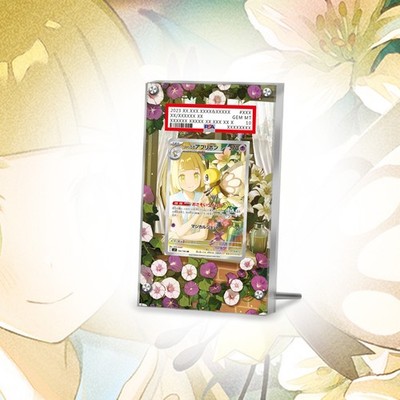 Lillie's Ribombee AR Pokemon/Pokémon PSA Artwork Schutz Kartenvitrine