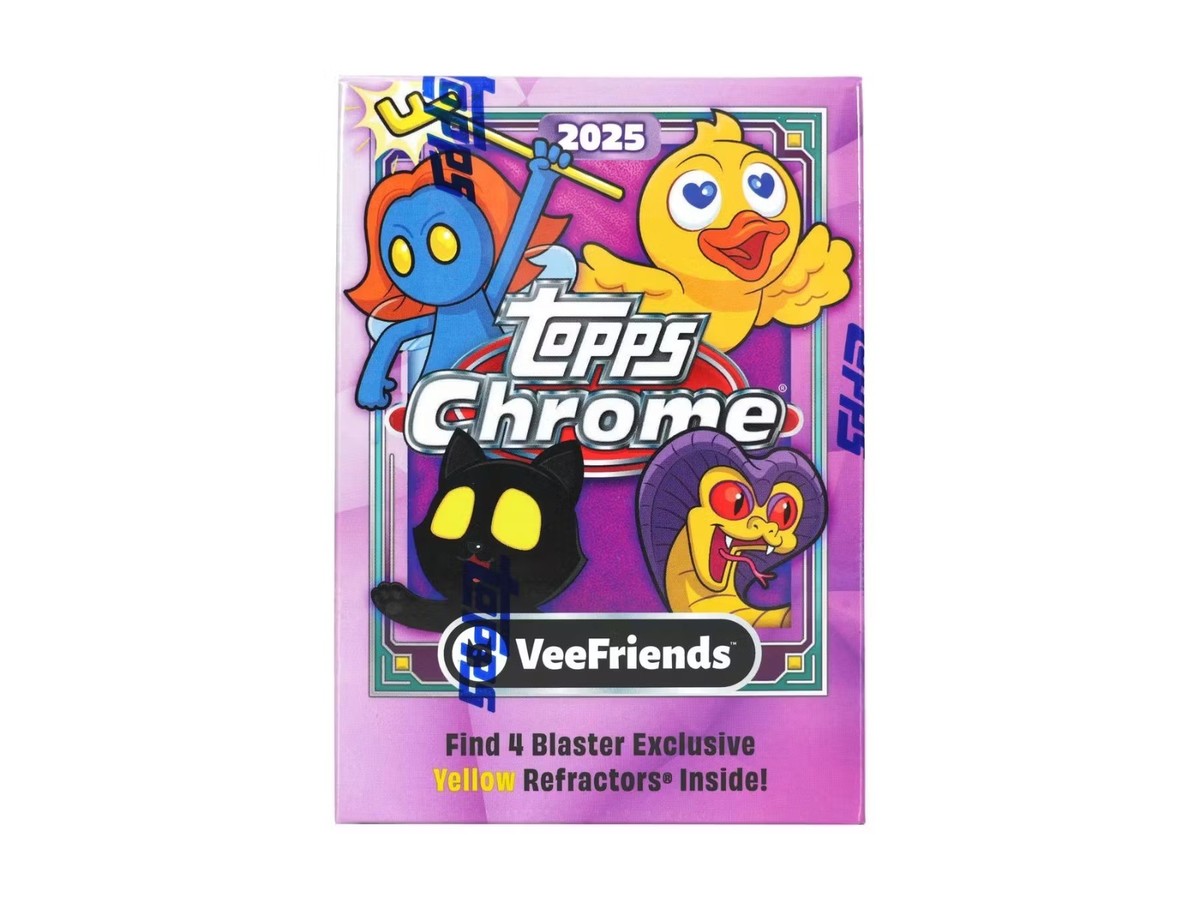 2025 Topps Chrome VeeFriends Trading Cards Factory Sealed Blaster