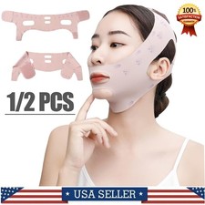 2 Face V-Line Slim Slimming Strap Lift Up Mask V Belt Chin Anti-Aging Band Cheek