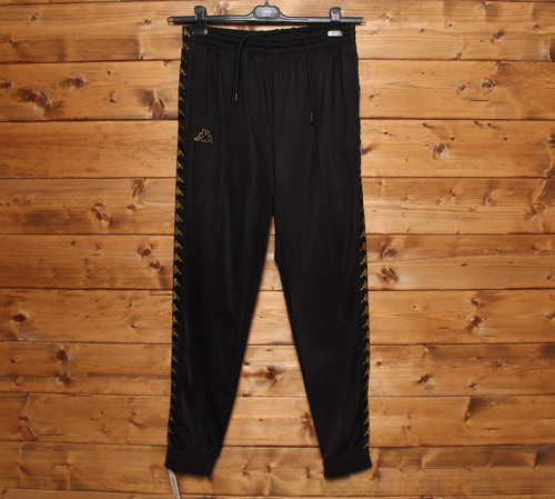 KAPPA Jogginghose Größe XL Gebraucht Schwarz Und Gold Vintage Unisex