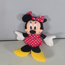 Minnie Mouse Bean Bag Plush   Applause Mickey Unlimited   7" Doll   VTG Disney