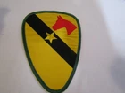 VINTAGE MILITARY PATCH WW2 TO VIETNAM ERA US ARMY 1ST CAVALRY DIVISION STAR