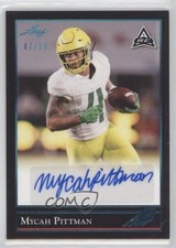 2021 Leaf Memories 1992 Base Platinum Spectrum 47/50 Mycah Pittman Auto 4z8