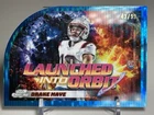 2024 Topps Cosmic Chrome Launched Into Orbit Drake Maye Blue Moon Refractor /99
