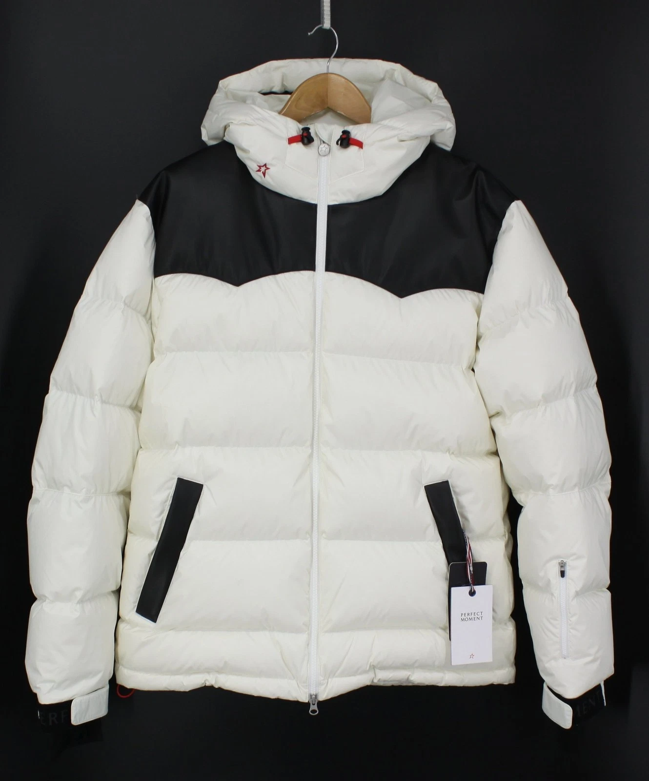 PERFECT MOMENT MENS PIRTUK II LEATHER SKI JACKET UK XL SNOW WHITE RRP £930 IB