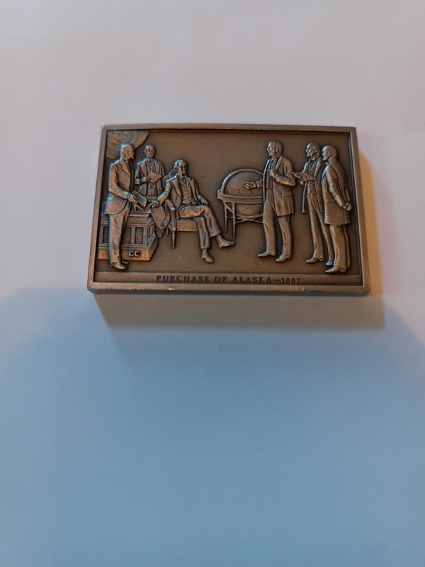 American Revolution Bicentennial Purchase Of Alaska Fine Pewter Bar No.46