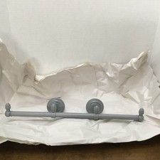 Allied Brass Matte Gray Towel Bar Que 3 Arm BPQN-HTB-3-GYM 21