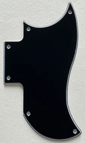 3 Ply Black Pickguard Fit Gibson SG Special 2018 OD Mini Humbuckers