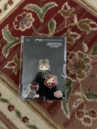 Funko Pop Pins Marvel Studios Loki - Sam Wilson Captain America - Scarlet Witch