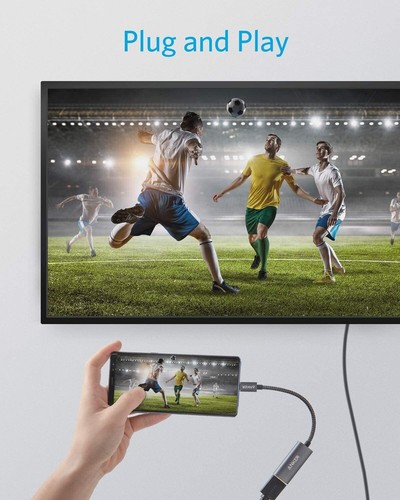 NEW Anker USB C to HDMI Adapter Aluminum Portable USB C Adapter Supports 4K 60Hz - Picture 6 of 7