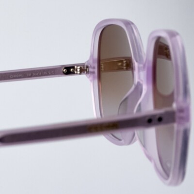 Celine Women Sunglasses Opal Lilac Gradient Brown Geometric  display picture 3