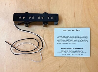 Seymour Duncan SJB-2 4-String Hot Jazz Bass Bridge Pickup
