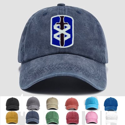 Custom Embroidered Hat 18th Medical Brigade, Veteran Cap, Trucker Hat, Gift Idea