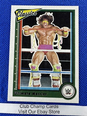2023 #152 Ultimate Warrior Man Panini Chronicles WWE Classics | eBay