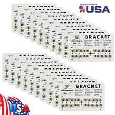 20 Packs Dental Orthodontic Brackets Braces Standard MBT Slot.022 Hook 345