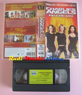 *film VHS CHARLIE'S ANGELS PIU' CHE MAI C. Diaz D. Barrymore Lucy Liu (F68)*