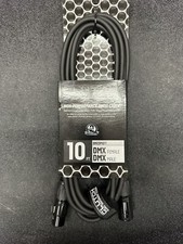 Clutch Universal 10FT 3-Pin DMX Lighting Cable - DMX3P10FT  3 Pack 