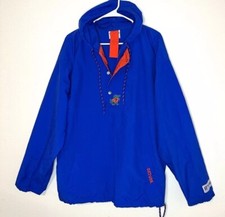 Vintage Florida Gators Jacket The Game Mens Large Pullover Windbreaker Hooded