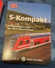 S-Kompakt DB S-Bahn Dresden VVO Plan sieci Network & Tourist Info 2024/2025